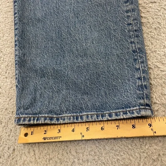 Madewell The Perfect Vintage Wide Leg Jean Womens 26x29 Blue High Rise NR475 - Picture 13 of 15